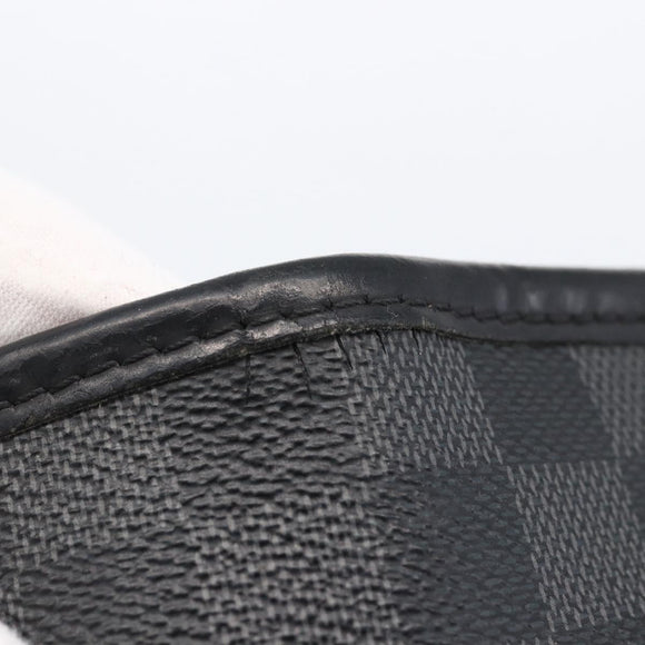 LOUIS VUITTON Damier Graphite Tadao Shoulder Bag 2way N51192 LV Auth 172971