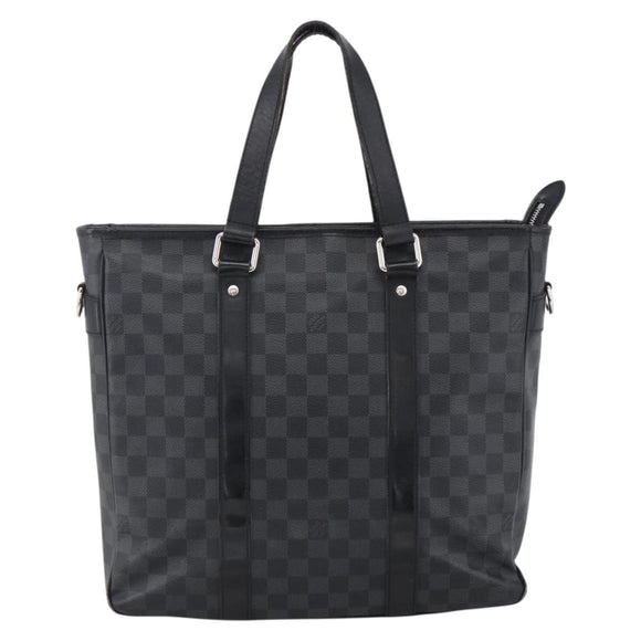 LOUIS VUITTON Damier Graphite Tadao Shoulder Bag 2way N51192 LV Auth 172971