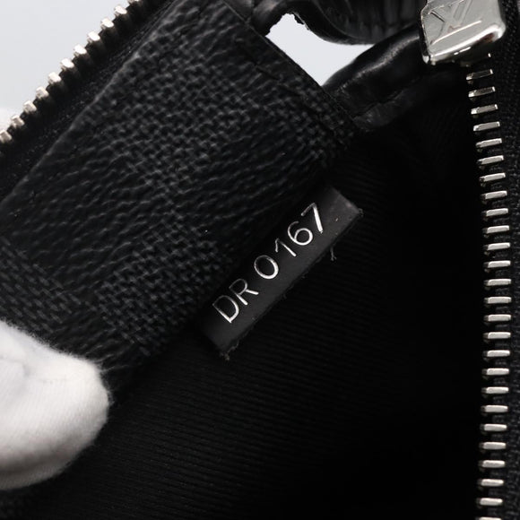 LOUIS VUITTON Damier Graphite Tadao Shoulder Bag 2way N51192 LV Auth 172971
