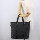 LOUIS VUITTON Damier Graphite Tadao Shoulder Bag 2way N51192 LV Auth 172971-24