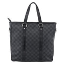 LOUIS VUITTON Damier Graphite Tadao Shoulder Bag 2way N51192 LV Auth 172971-2