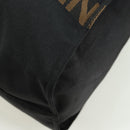 FENDI Hand Bag Nylon Black Silver Auth 172972V-15