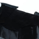 FENDI Hand Bag Nylon Black Silver Auth 172972V-19