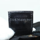 FENDI Hand Bag Nylon Black Silver Auth 172972V-11