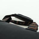 FENDI Hand Bag Nylon Black Silver Auth 172972V-14