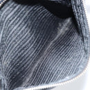 PRADA Tote Bag Nylon Black Silver Auth 172974-23