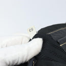 PRADA Tote Bag Nylon Black Silver Auth 172974-12
