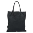 PRADA Tote Bag Nylon Black Silver Auth 172974-2