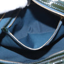 GUCCI Horsebit Hand Bag Patent leather Green Gold 145772 Auth 172977-22