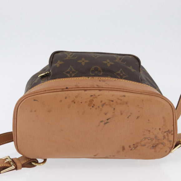 LOUIS VUITTON Monogram Montsouris MM Rucksack M51136 LV Auth 172978