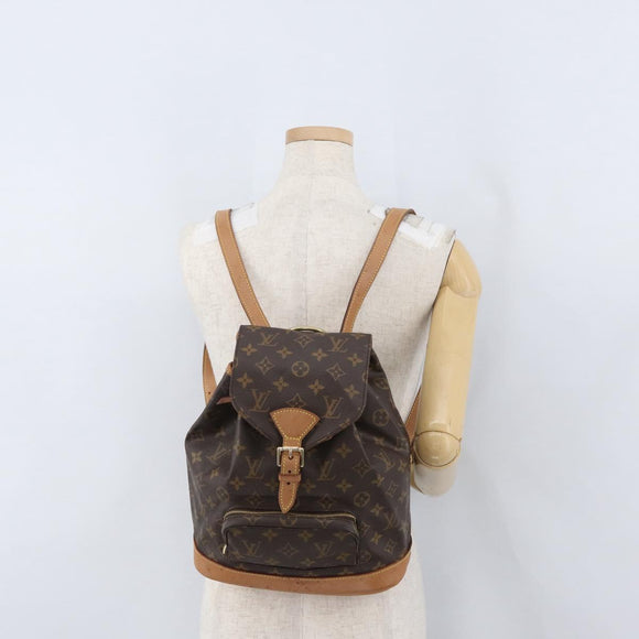 LOUIS VUITTON Monogram Montsouris MM Rucksack M51136 LV Auth 172978