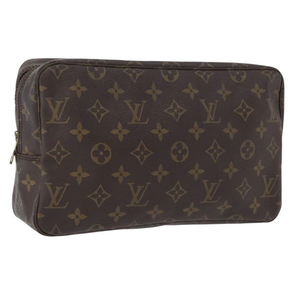 LOUIS VUITTON Monogram Trousse Toilette 28 Clutch Bag M47522 LV Auth 172980