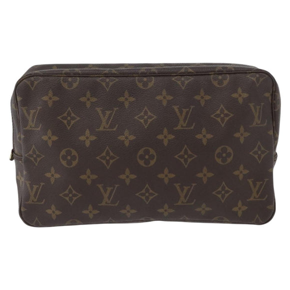 LOUIS VUITTON Monogram Trousse Toilette 28 Clutch Bag M47522 LV Auth 172980