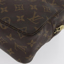 LOUIS VUITTON Monogram Trousse Toilette 28 Clutch Bag M47522 LV Auth 172980-14