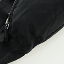 PRADA Gürteltasche Nylon Schwarz Silber Auth 172984V-15