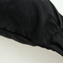 PRADA Gürteltasche Nylon Schwarz Silber Auth 172984V-16