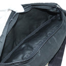 PRADA Gürteltasche Nylon Schwarz Silber Auth 172984V-9