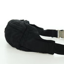 PRADA Gürteltasche Nylon Schwarz Silber Auth 172984V-4