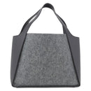 Stella MacCartney Tote Bag polyester Gray Silver Auth 172985-13