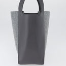 Stella MacCartney Tote Bag polyester Gray Silver Auth 172985-3