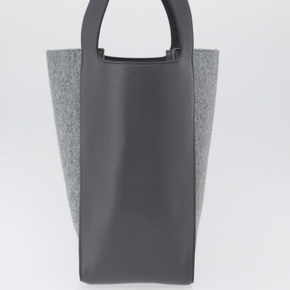 Stella MacCartney Tote Bag polyester Gray Silver Auth 172985