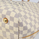 LOUIS VUITTON Damier Azur Cabas MM Shoulder Bag N41375 LV Auth 172990-9