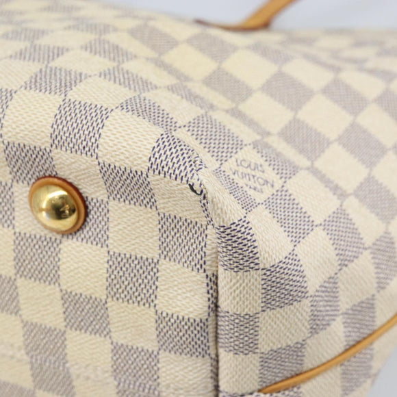 LOUIS VUITTON Damier Azur Cabas MM Shoulder Bag N41375 LV Auth 172990