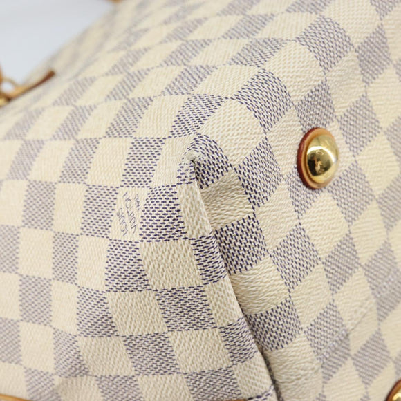 LOUIS VUITTON Damier Azur Cabas MM Shoulder Bag N41375 LV Auth 172990