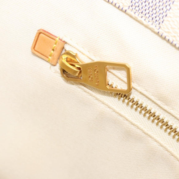 LOUIS VUITTON Damier Azur Cabas MM Shoulder Bag N41375 LV Auth 172990
