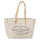 LOUIS VUITTON Damier Azur Cabas MM Shoulder Bag N41375 LV Auth 172990-13