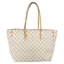 LOUIS VUITTON Damier Azur Cabas MM Shoulder Bag N41375 LV Auth 172990-2