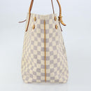 LOUIS VUITTON Damier Azur Cabas MM Shoulder Bag N41375 LV Auth 172990-4