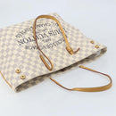 LOUIS VUITTON Damier Azur Cabas MM Shoulder Bag N41375 LV Auth 172990-6