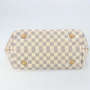 LOUIS VUITTON Damier Azur Cabas MM Shoulder Bag N41375 LV Auth 172990-5