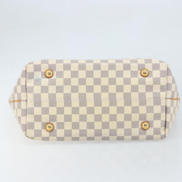 LOUIS VUITTON Damier Azur Cabas MM Shoulder Bag N41375 LV Auth 172990