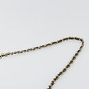 CHANEL Chain Shoulder Bag Patent leather Black Gold CC Auth 172993-14
