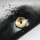 CHANEL Chain Shoulder Bag Patent leather Black Gold CC Auth 172993-20