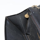CHANEL Chain Shoulder Bag Patent leather Black Gold CC Auth 172993-25