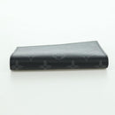 LOUIS VUITTON Monogram Eclipse Couverture Passpole NM Case M64501 Auth 173016S-3