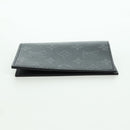 LOUIS VUITTON Monogram Eclipse Couverture Passpole NM Case M64501 Auth 173016S-4