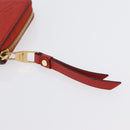 LOUIS VUITTON Monogram Empreinte Zippy Long Wallet Orange M60775 LV Auth 173020V-8