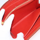 LOUIS VUITTON Monogram Empreinte Zippy Long Wallet Orange M60775 LV Auth 173020V-20