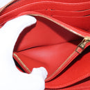 LOUIS VUITTON Monogram Empreinte Zippy Long Wallet Orange M60775 LV Auth 173020V-10