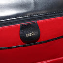 GUCCI Bamboo Hand Bag Leather Black Gold 000 1781 0633 Auth 173021-18
