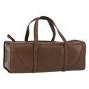 GUCCI Hand Bag Leather Brown Auth 173031-1