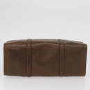GUCCI Hand Bag Leather Brown Auth 173031-10