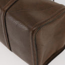 GUCCI Hand Bag Leather Brown Auth 173031-12