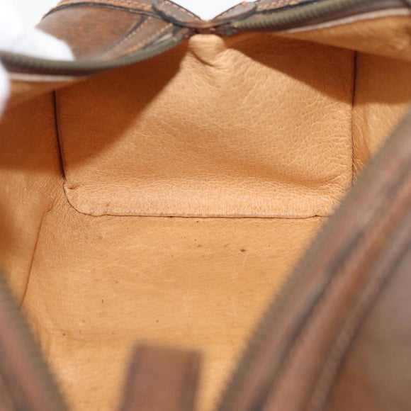 GUCCI Hand Bag Leather Brown Auth 173031