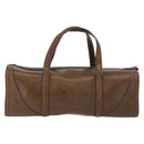 GUCCI Hand Bag Leather Brown Auth 173031-3