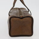 GUCCI Hand Bag Leather Brown Auth 173031-5